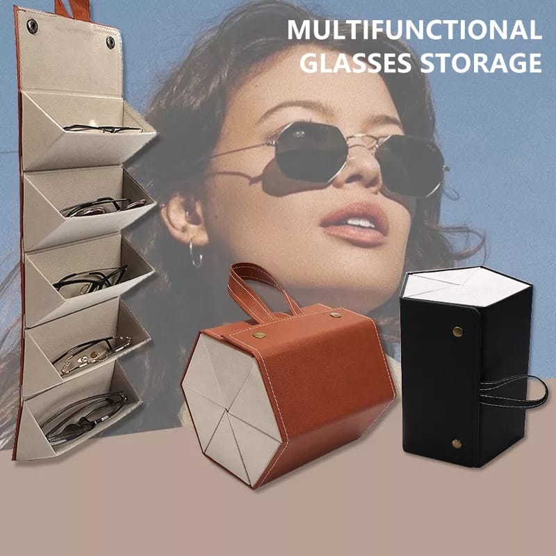 Sunglasses Organizer Box 2/3/4/5/Multi-slot leather