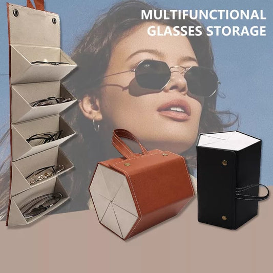 Sunglasses Organizer Box 2/3/4/5/Multi-slot leather