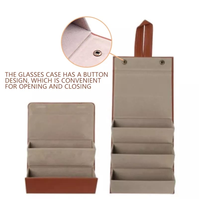 Sunglasses Organizer Box 2/3/4/5/Multi-slot leather