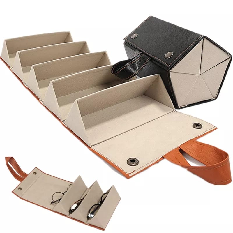 Sunglasses Organizer Box 2/3/4/5/Multi-slot leather